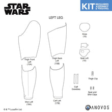Load image into Gallery viewer, STAR WARS™ First Order Stormtrooper Armor Kit Replacement Parts
